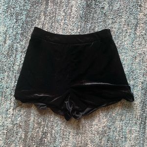 NWT Love Culture Velvet HighWaisted Shorts